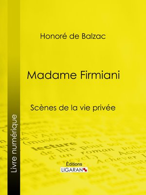 cover image of Madame Firmiani